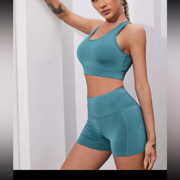 Blue SHEIN gym set! - Picture 3 of 8